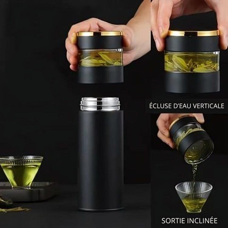 Bouteille d'eau intelligente avec préparateur de thé intégré - UNIVERSSPORT