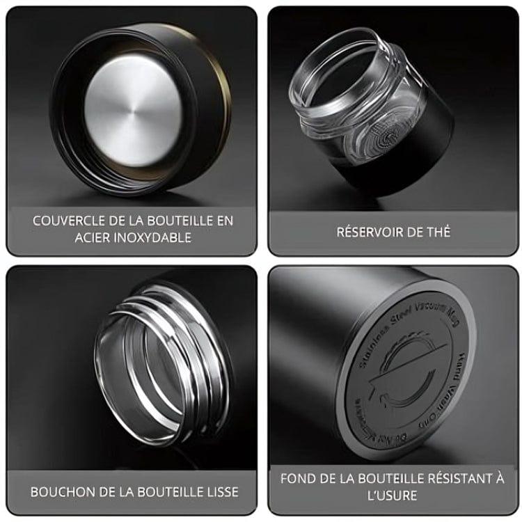 Bouteille d'eau intelligente avec préparateur de thé intégré - UNIVERSSPORT