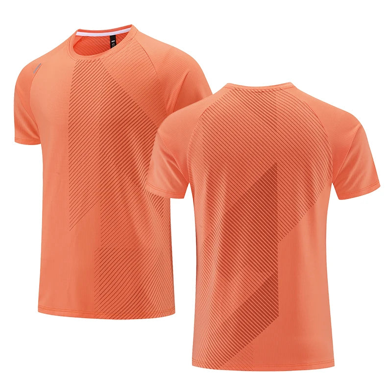 haut sport homme entraînement orange