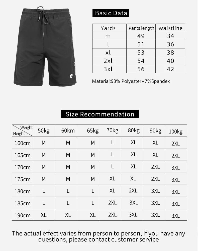 fitness short homme