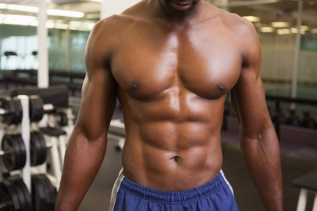 Pectoraux hommes musclés