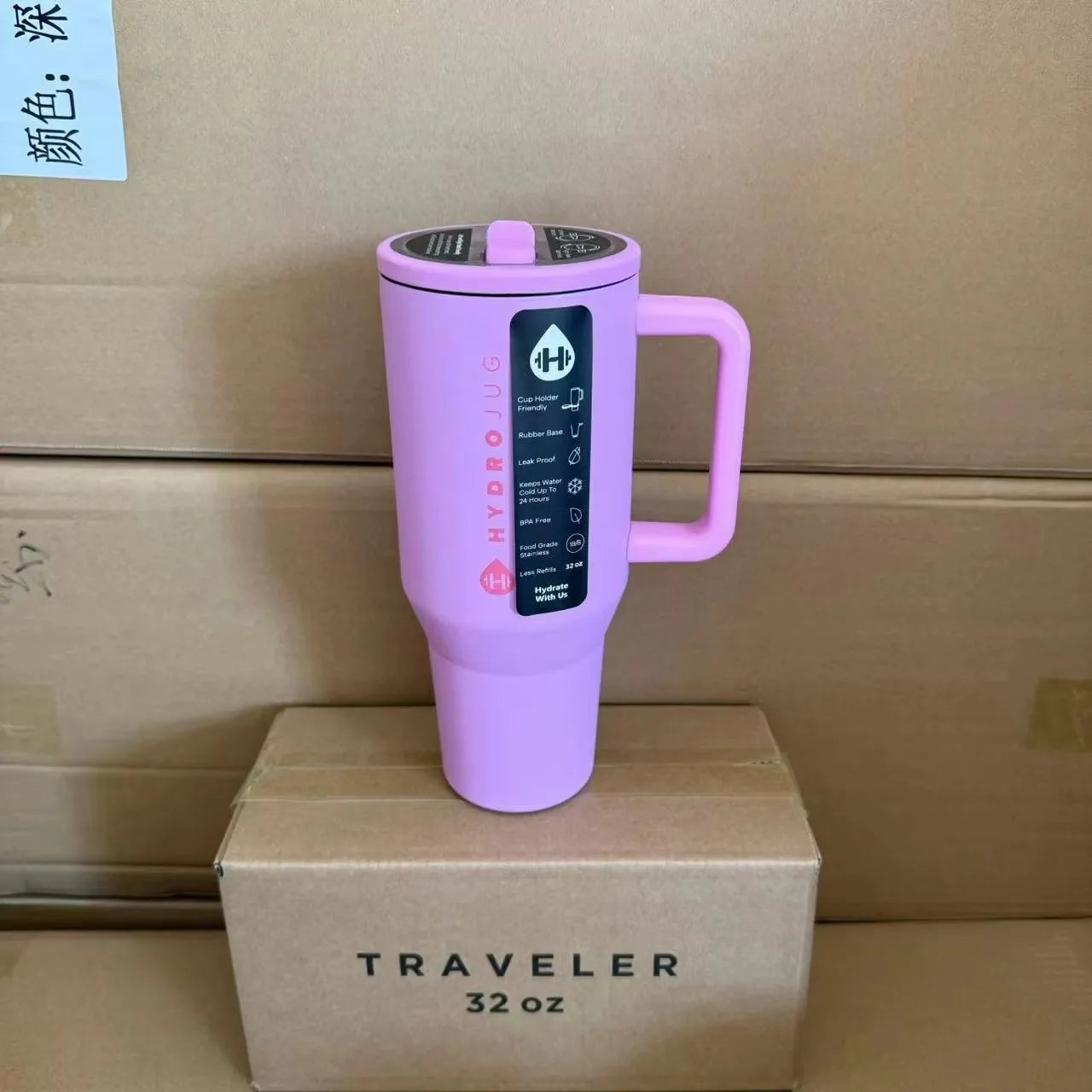 HydroJug Traveler - Bouteille Isotherme Pratique et Élégante