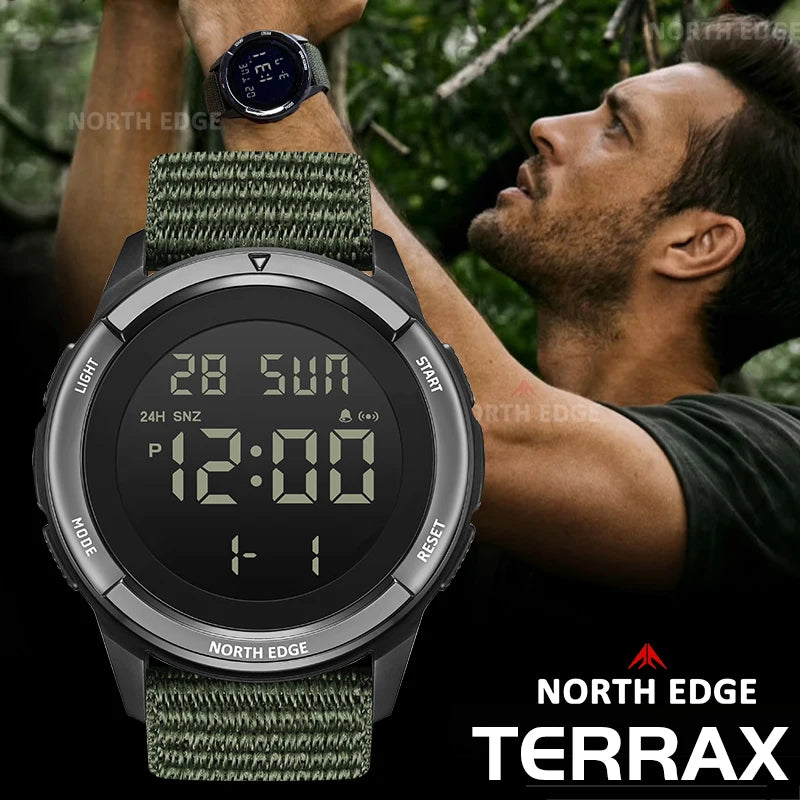 Montre Sport Homme Digitale 50M Étanche Avec Chronomètre