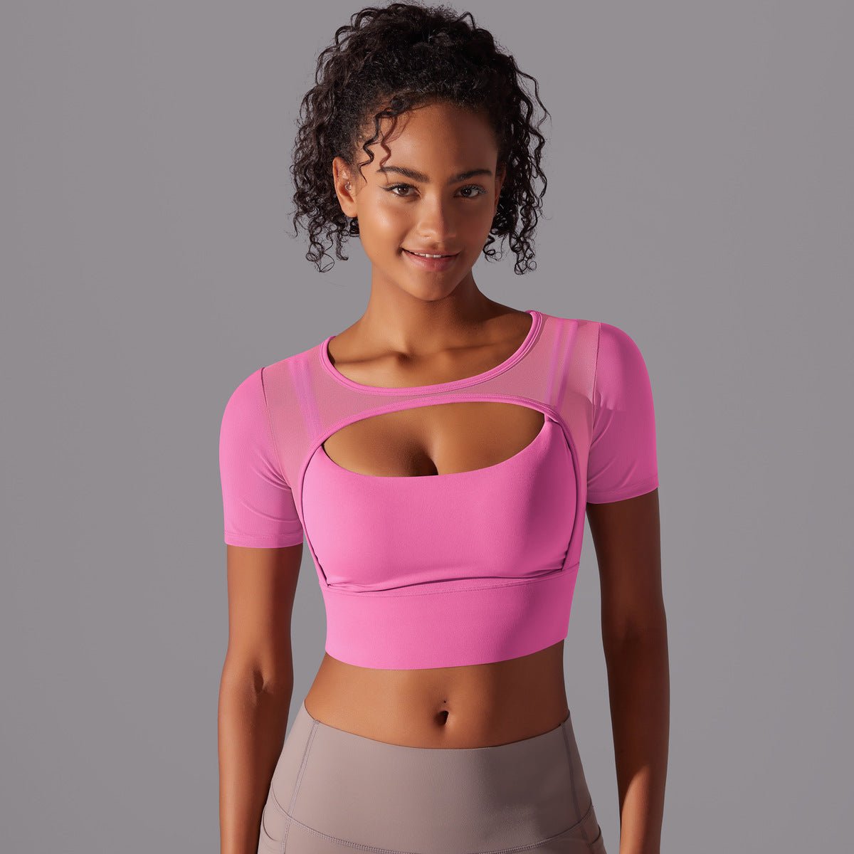 Crop Top de Sport Femme en Spandex | Respirant, Confortable et Stylé - Idéal Tous Sports - UNIVERSSPORT
