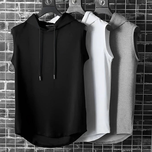 Débardeur Sport Homme Sans Manches à Capuche – Respirant et stylé - UNIVERSSPORT