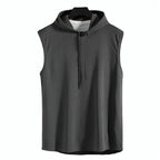 Débardeur Sport Homme Sans Manches à Capuche – Respirant et stylé - UNIVERSPORT