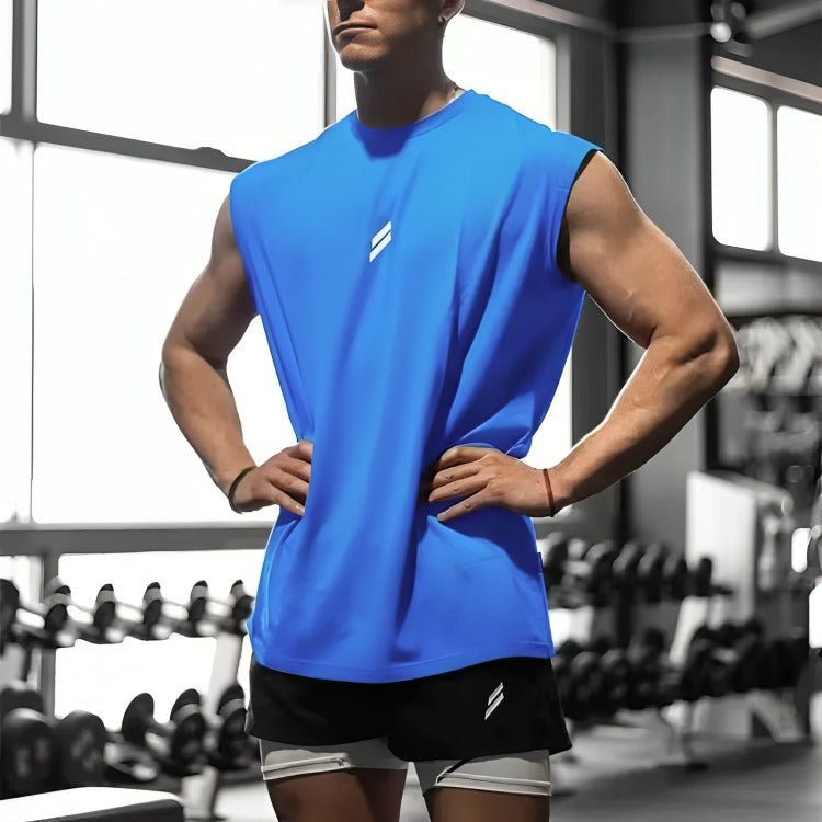 vetement_sport_sans_manche_bleu