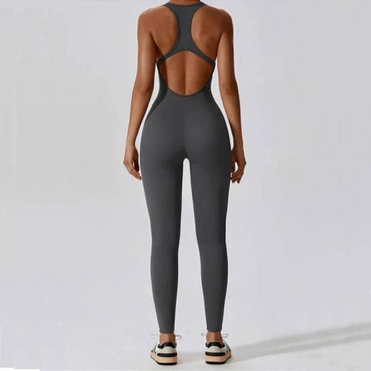 Ensemble de sport : jumpsuit à col en U - UNIVERSSPORT
