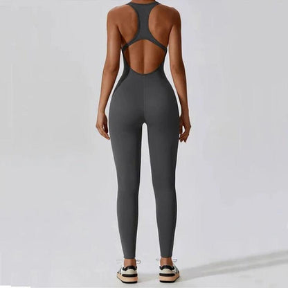 Ensemble de sport : jumpsuit à col en U - UNIVERSSPORT