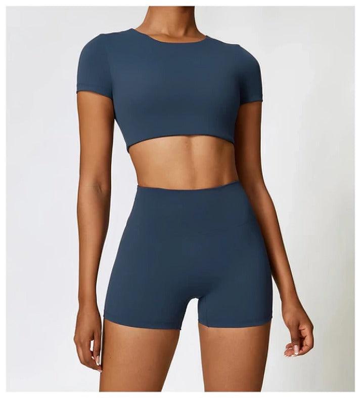 Ensemble yoga : short et crop-top - UNIVERSSPORT