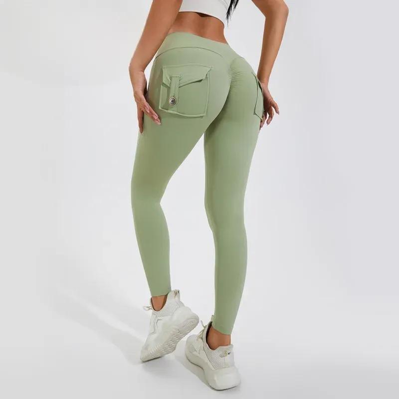 Waist Legging Femme Poche Pantalon De Sport Femme Avec