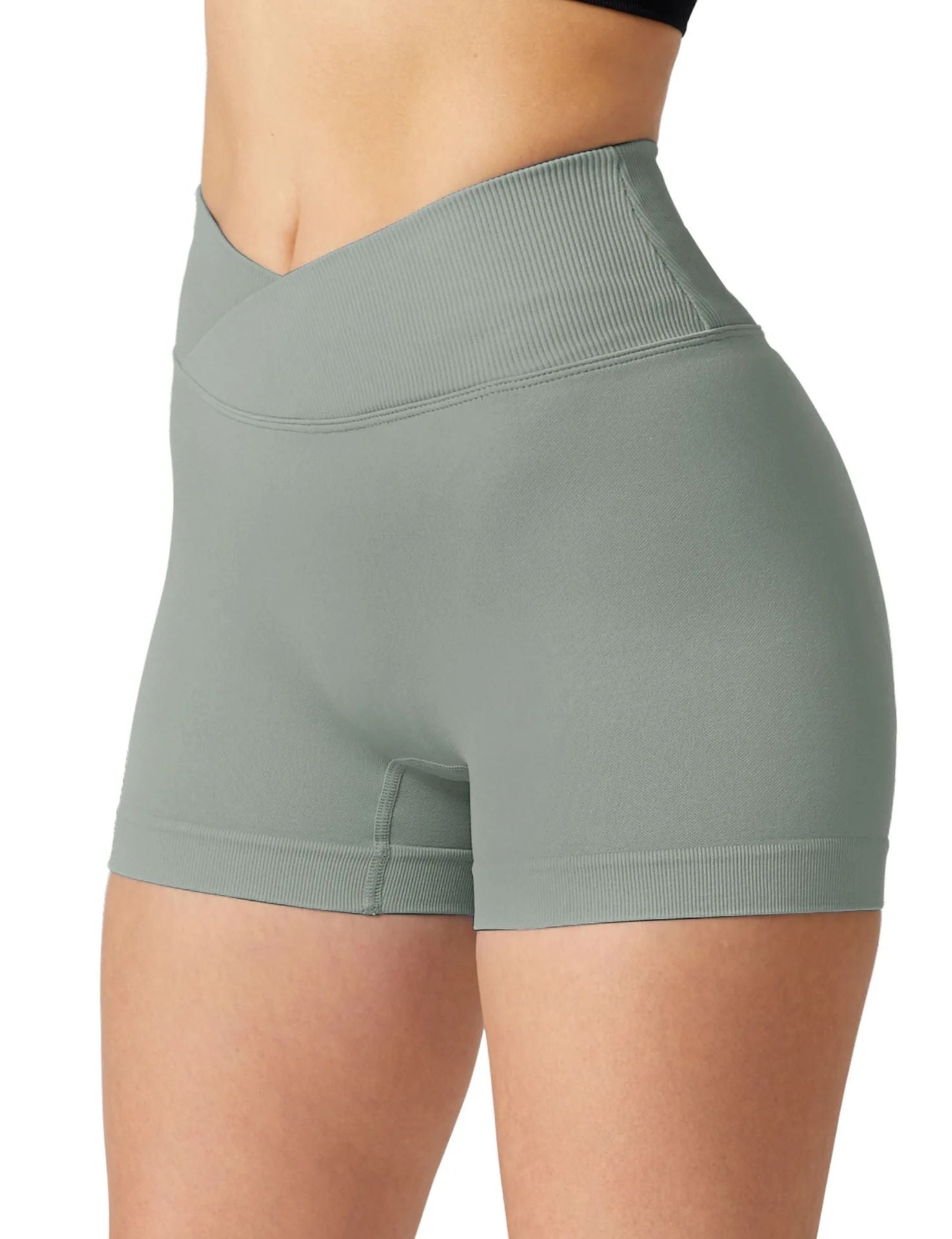 yoga short gris