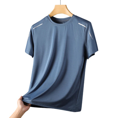 t-shirt de sport bleu